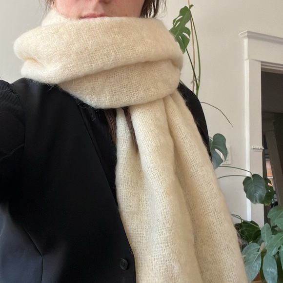 Vintage mohair and wool scarf - Picture 5 of 5